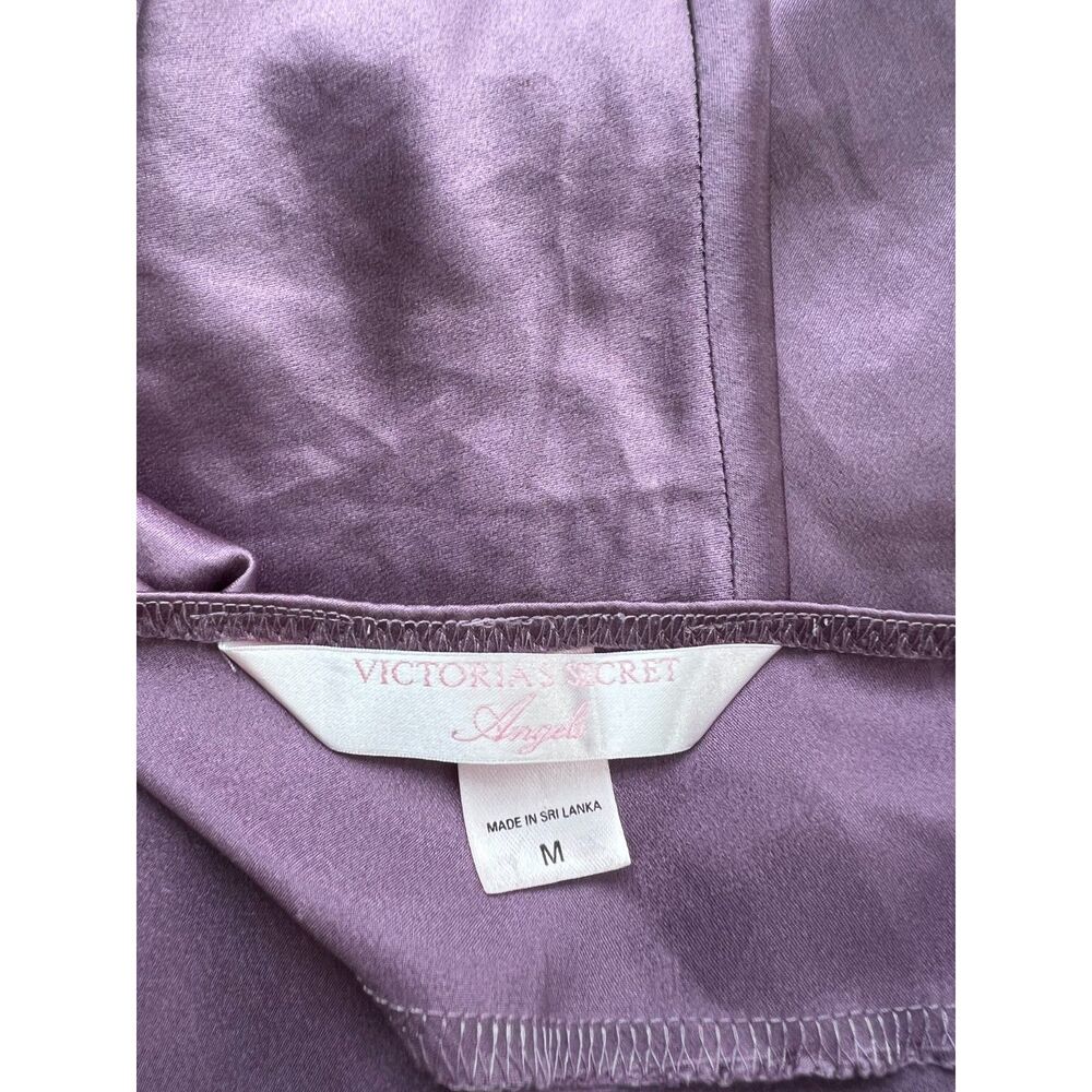 purple victoria's secret satin slip dress medium - Picture 3 of 6